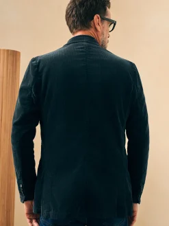 Blazers^Faherty Brand Stretch Corduroy Blazer - Midnight