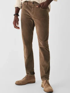 Pants^Faherty Brand Stretch Corduroy 5-Pocket Pant - Mountain Brown