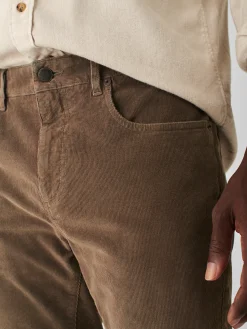 Pants^Faherty Brand Stretch Corduroy 5-Pocket Pant - Mountain Brown