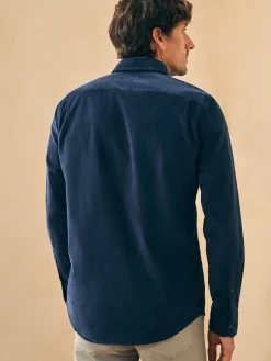 Shirts^Faherty Brand Stretch Corduroy Shirt - Blue Nights