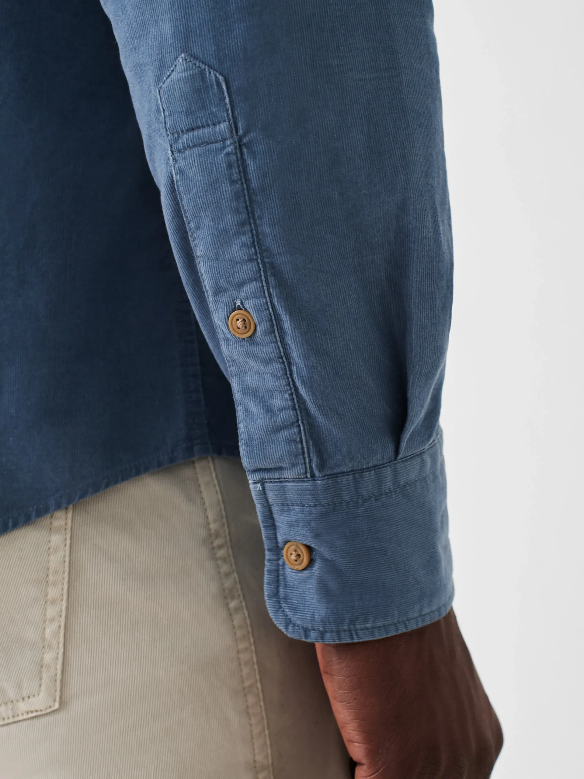 Shirts^Faherty Brand Stretch Corduroy Shirt - Deep Marine