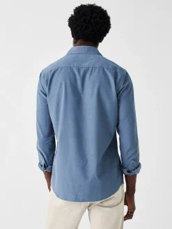 Shirts^Faherty Brand Stretch Corduroy Shirt - Deep Marine