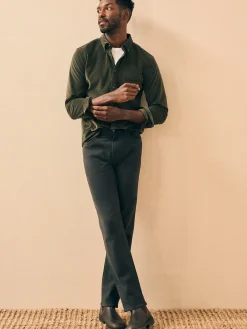 Shirts^Faherty Brand Stretch Corduroy Shirt - Forest