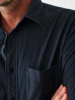 Shirts^Faherty Brand Stretch Corduroy Shirt - Navy