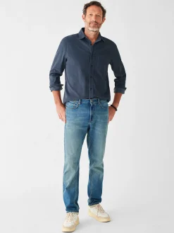 Shirts^Faherty Brand Stretch Corduroy Shirt - Navy
