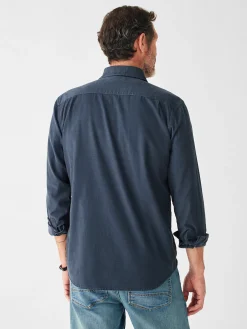Shirts^Faherty Brand Stretch Corduroy Shirt - Navy