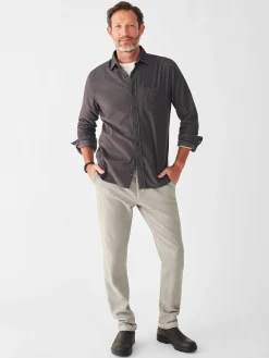 Shirts^Faherty Brand Stretch Corduroy Shirt - Washed Black