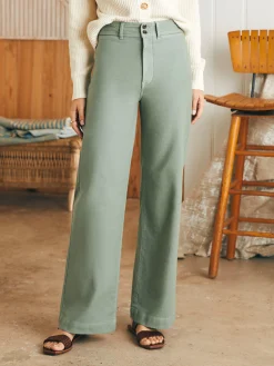 Pants^Faherty Brand Stretch Terry Harbor Pant - Coastal Sage