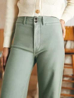 Pants^Faherty Brand Stretch Terry Harbor Pant - Coastal Sage