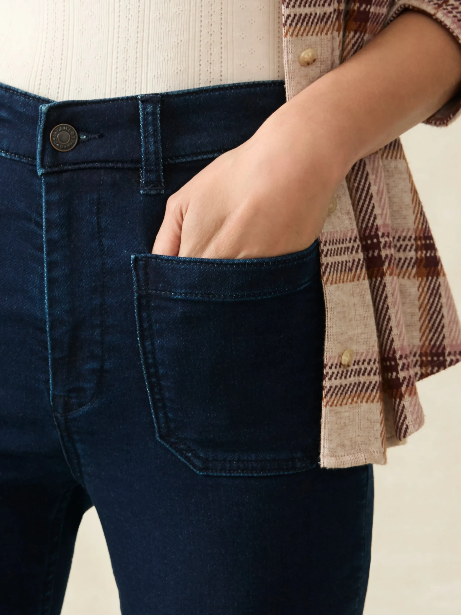Pants|Jeans^Faherty Brand Stretch Terry Patch Pocket Pant - Clermont Wash