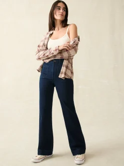 Pants|Jeans^Faherty Brand Stretch Terry Patch Pocket Pant - Clermont Wash
