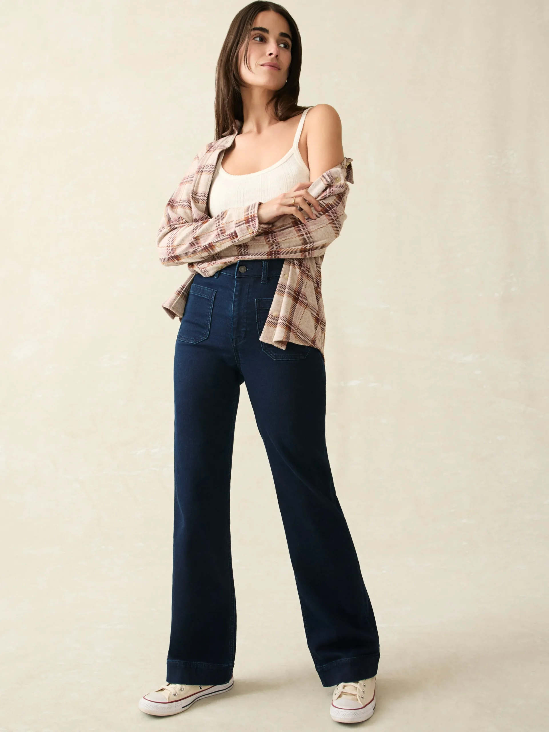 Pants|Jeans^Faherty Brand Stretch Terry Patch Pocket Pant - Clermont Wash