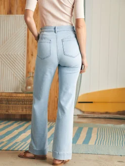 Pants|Jeans^Faherty Brand Stretch Terry Patch Pocket Pant - Clearlake Wash