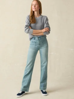Pants^Faherty Brand Stretch Terry Patch Pocket Pant - Eastern Shore