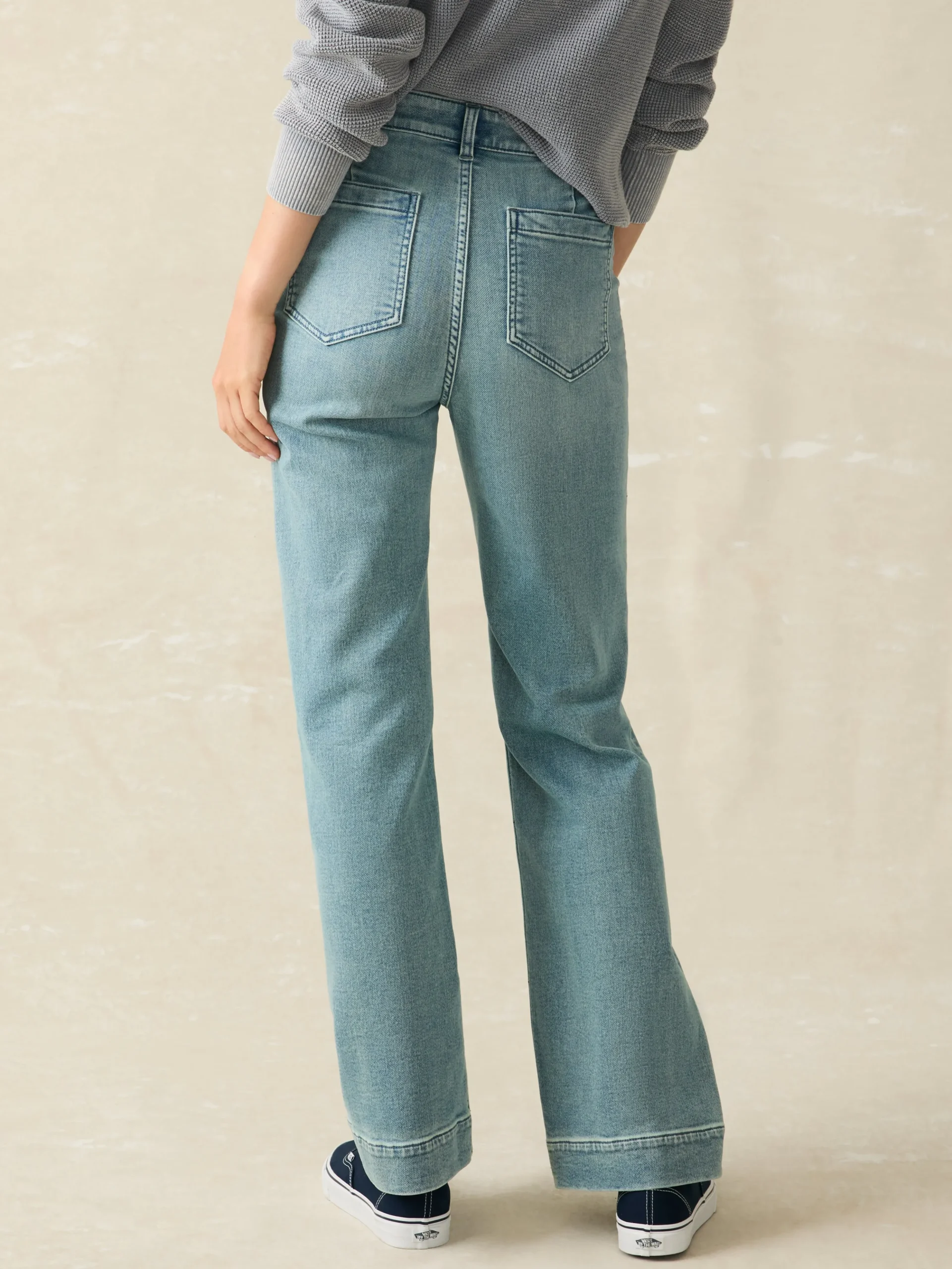Pants^Faherty Brand Stretch Terry Patch Pocket Pant - Eastern Shore