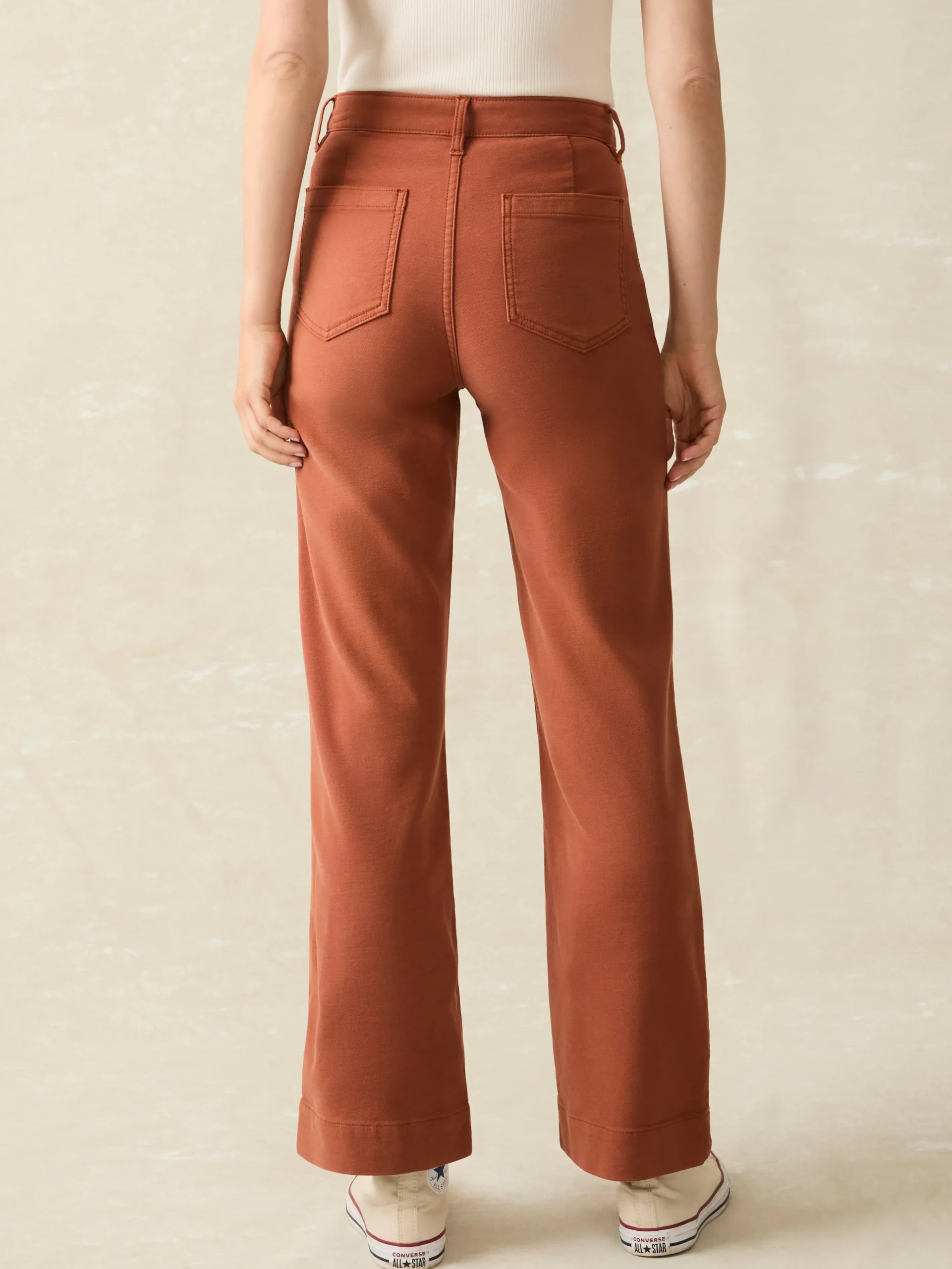 Pants^Faherty Brand Stretch Terry Patch Pocket Pant - Imperial Topaz