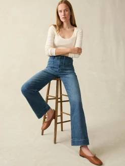 Pants|Jeans^Faherty Brand Stretch Terry Patch Pocket Pant - Riverton Wash