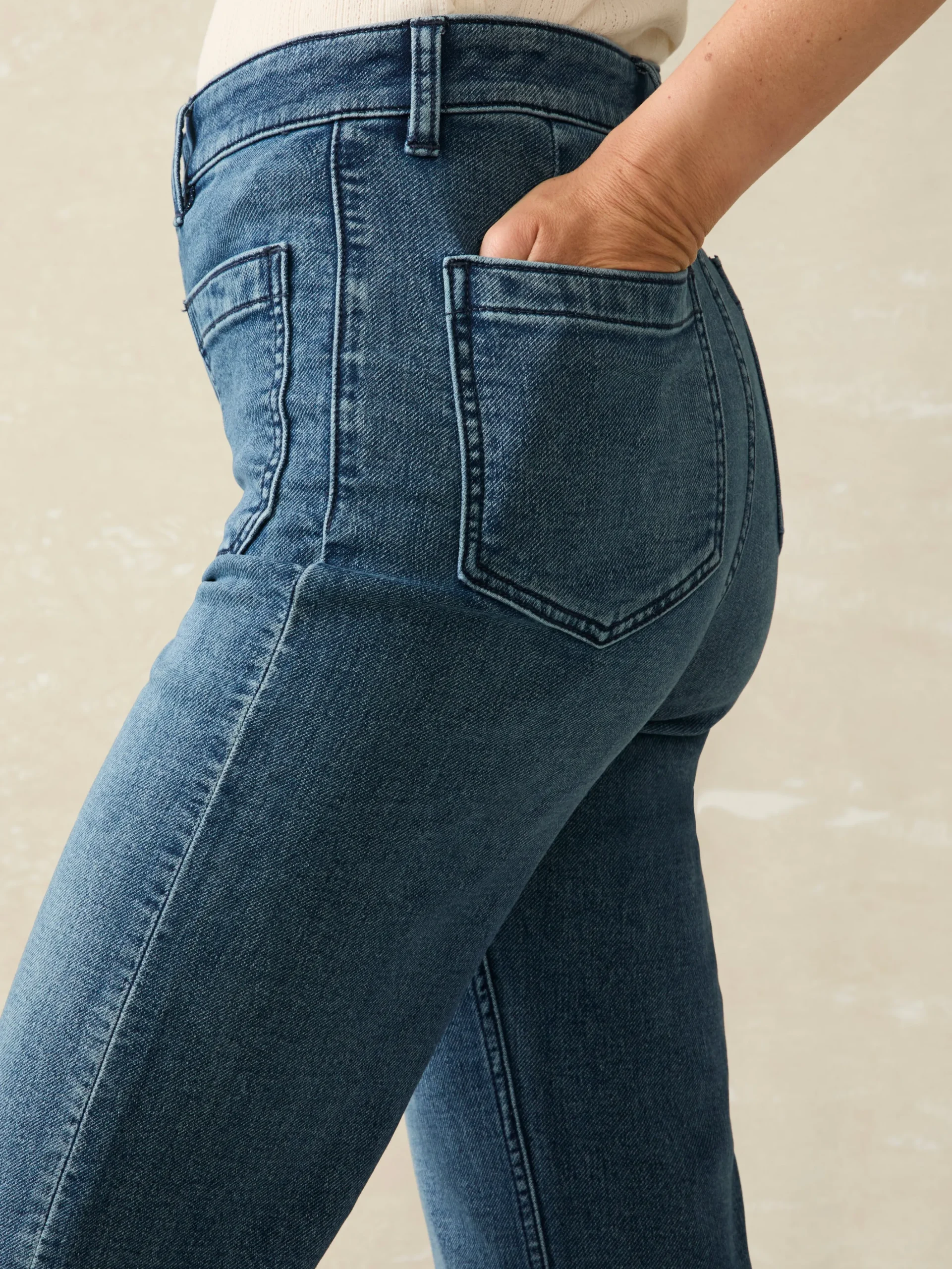 Pants|Jeans^Faherty Brand Stretch Terry Patch Pocket Pant - Riverton Wash