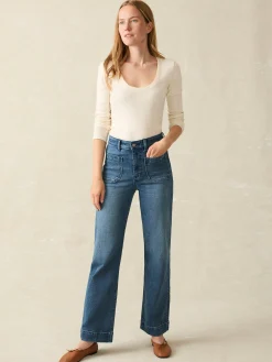 Pants|Jeans^Faherty Brand Stretch Terry Patch Pocket Pant - Riverton Wash
