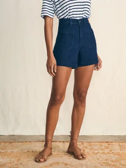 Shorts & Skirts^Faherty Brand Stretch Terry Patch Pocket Short - Clermont Wash