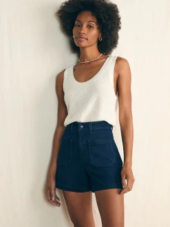 Shorts & Skirts^Faherty Brand Stretch Terry Patch Pocket Short - Clermont Wash
