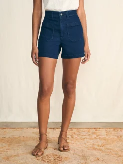 Shorts & Skirts^Faherty Brand Stretch Terry Patch Pocket Short - Clermont Wash
