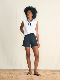 Shorts & Skirts^Faherty Brand Stretch Terry Patch Pocket Short - Washed Black