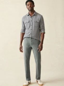 Pants^Faherty Brand Stretch Terry 5-Pocket Athletic Fit Pant - Slate