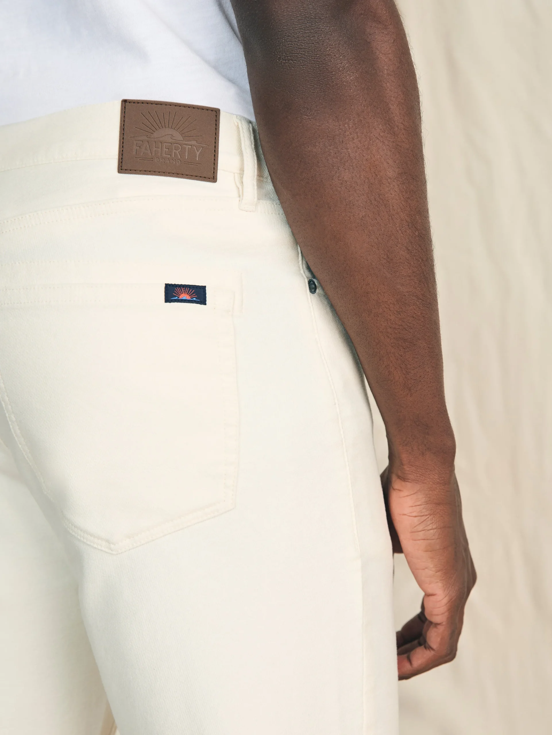 Pants^Faherty Brand Stretch Terry™ 5-Pocket Pant (32" Inseam) - Cabo Blanco