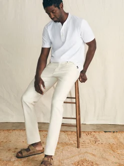 Pants^Faherty Brand Stretch Terry™ 5-Pocket Pant (32