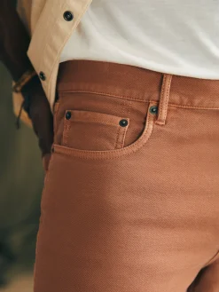 Pants^Faherty Brand Stretch Terry 5-Pocket Pant (32" Inseam) - Mesa Red