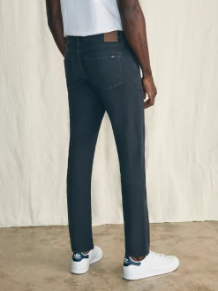 Pants^Faherty Brand Stretch Terry 5-Pocket Pant - Onyx Black
