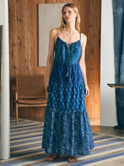 Dresses^Faherty Brand Sun Chaser Maxi Dress - Sunburst Mix Print