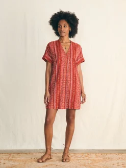 Dresses^Faherty Brand Sunset Land Sanibel Dress - Sunset Land Jacquard
