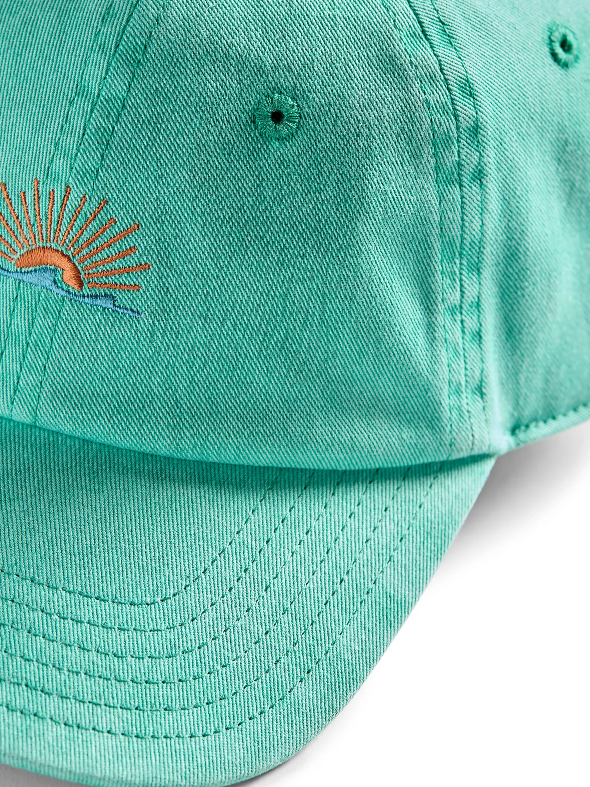 Hats|Hats^Faherty Brand Sunwashed Baseball Hat - Kelly Green