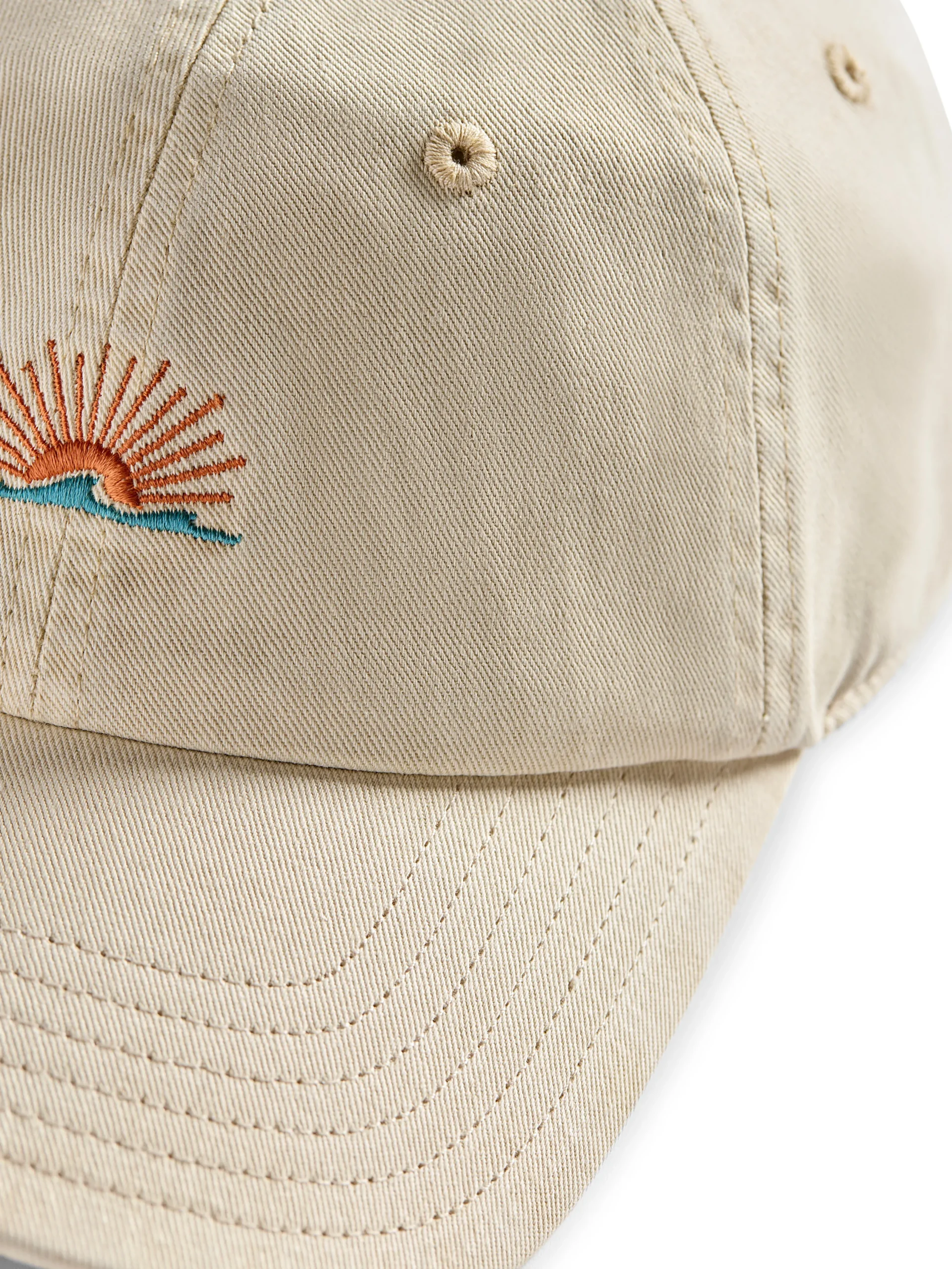 Hats|Hats^Faherty Brand Sunwashed Baseball Hat - River Stone