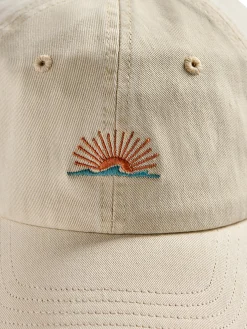 Hats|Hats^Faherty Brand Sunwashed Baseball Hat - River Stone