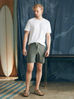 Swim^Faherty Brand Sunwashed Boardshort - Light Pine
