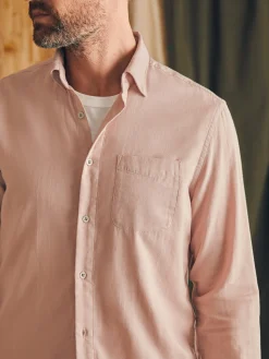 Shirts^Faherty Brand Sunwashed Chambray Shirt - Coastal Mauve