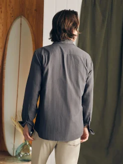 Shirts^Faherty Brand Sunwashed Chambray Shirt - Washed Charcoal