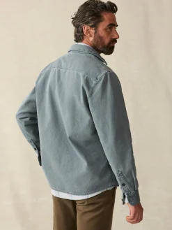 Jackets & Vests^Faherty Brand Sunwashed CPO - Petrol Blue