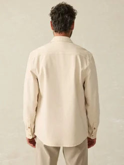 Jackets & Vests^Faherty Brand Sunwashed CPO - Sea Salt