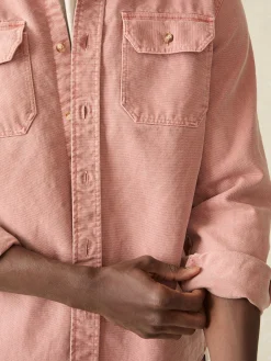 Jackets & Vests^Faherty Brand Sunwashed CPO - Sunset Clay