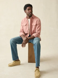 Jackets & Vests^Faherty Brand Sunwashed CPO - Sunset Clay