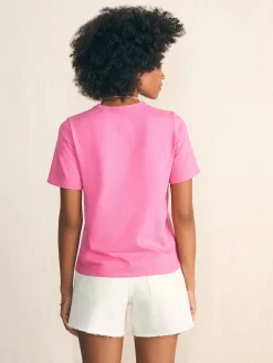 T-Shirts^Faherty Brand Sunwashed Crew Tee - Cone Flower