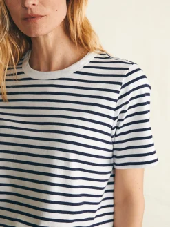 T-Shirts^Faherty Brand Sunwashed Crew Tee - Regatta Stripe