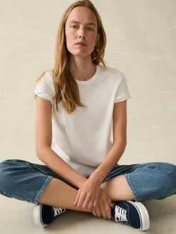 T-Shirts^Faherty Brand Sunwashed Crew Tee - White