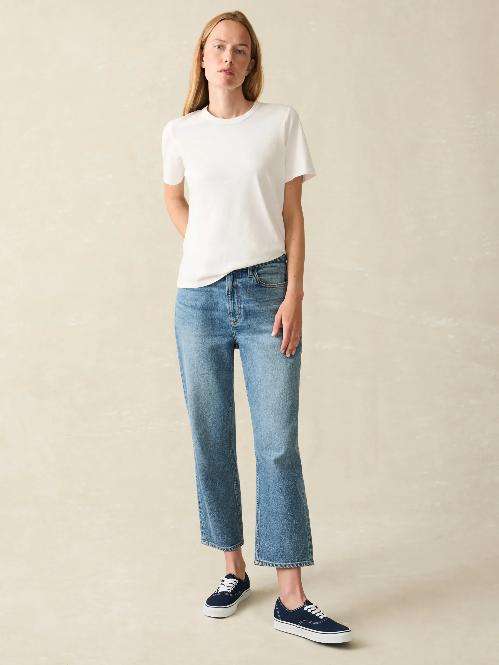 T-Shirts^Faherty Brand Sunwashed Crew Tee - White