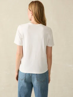T-Shirts^Faherty Brand Sunwashed Crew Tee - White