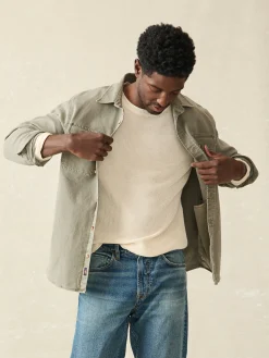 Sweaters^Faherty Brand Sunwashed Crewneck Sweater - White Shell